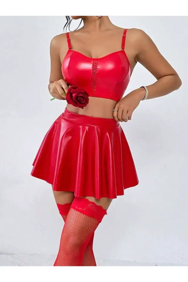 Kadın Seksi Etekli Bustüyerli File Çoraplı Party Clup Gece Elbise