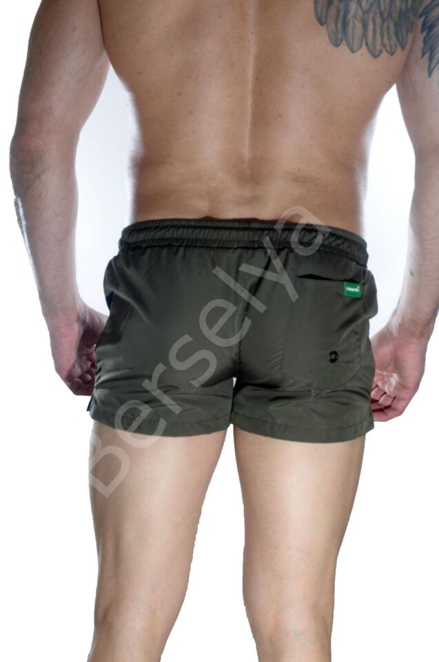 Erkek Yeşil Mini Mayo Short