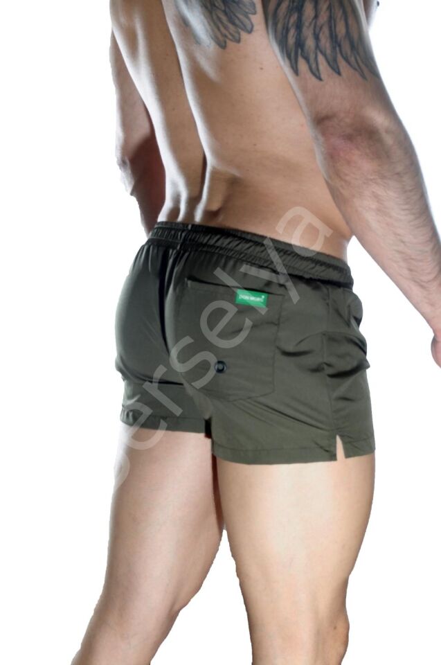 Erkek Yeşil Mini Mayo Short