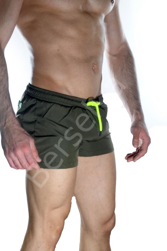 Erkek Yeşil Mini Mayo Short