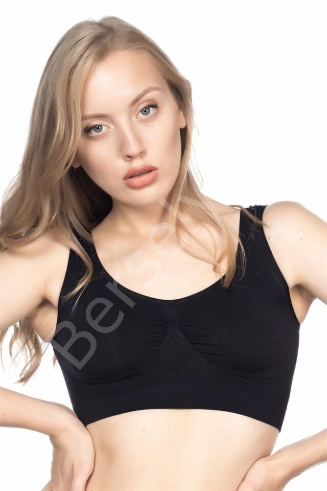 Siyah Emay 4005 Soft Kalın Askı Büstiyer