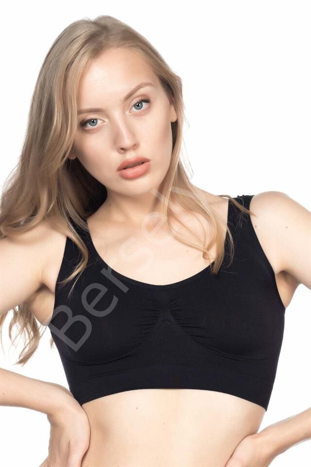 Siyah Emay 4005 Soft Kalın Askı Büstiyer