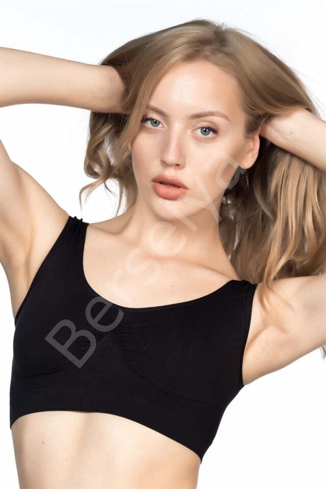 Siyah Emay 4005 Soft Kalın Askı Büstiyer