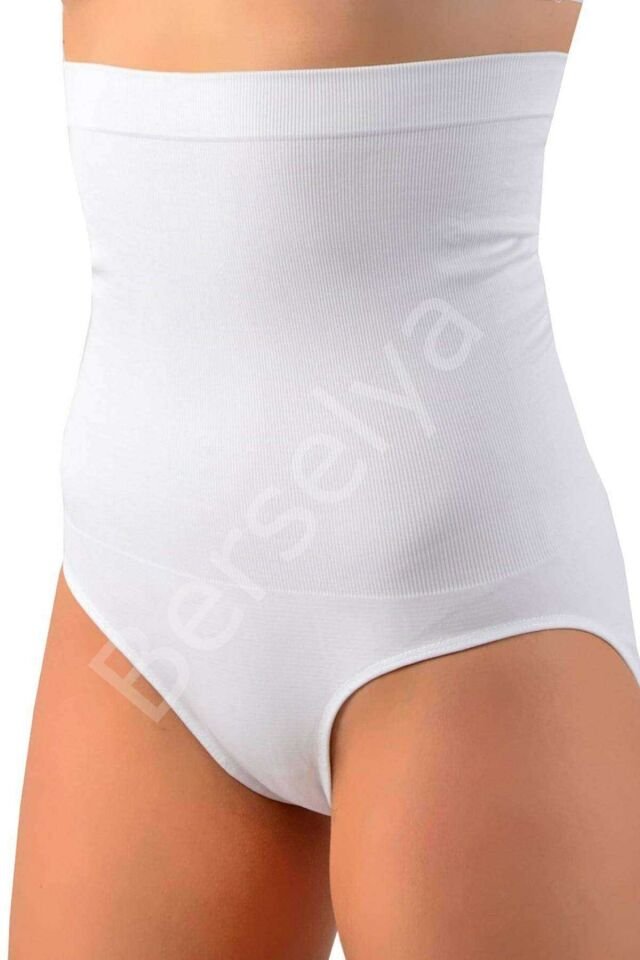 Elite Life Dikişsiz Şekillendirici Silikonlu Kadın Siyah Slip Korse 890 L-XL
