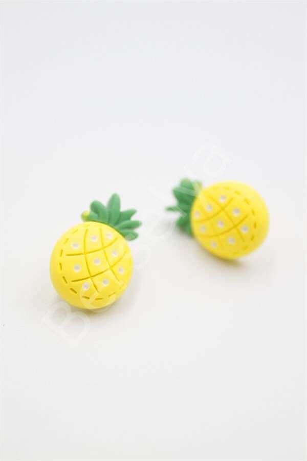 Ananas Hamur Küpe - ÇOK RENKLİ ÇOK RENKLİ