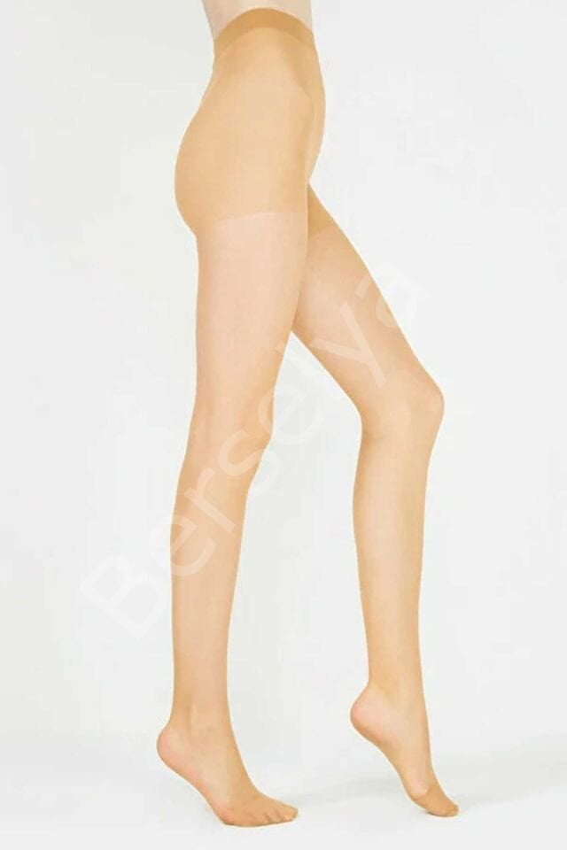 Parlak Fit 15 Likralı Külotlu Çorap Ten