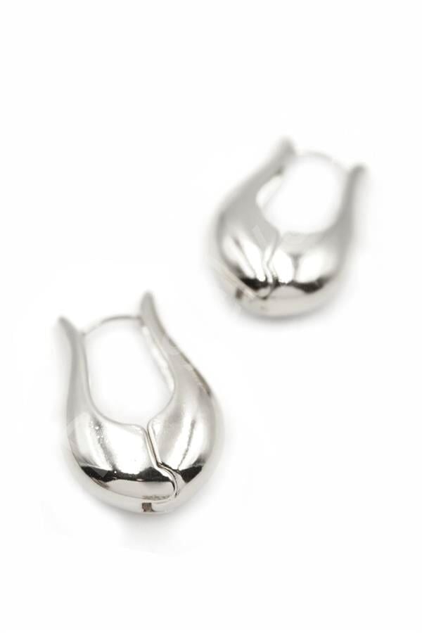 Lale Küpe - Gümüş