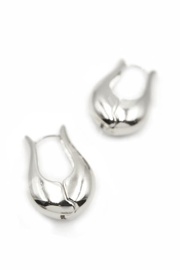 Lale Küpe - Gümüş