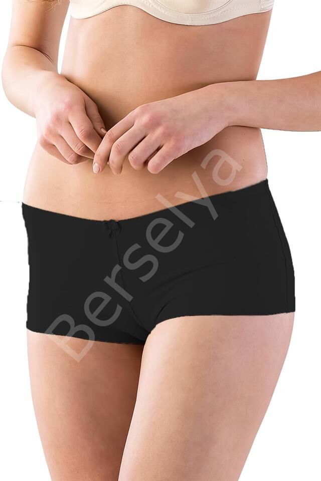 Siyah Emay 2812 Boxer Lazer Korse