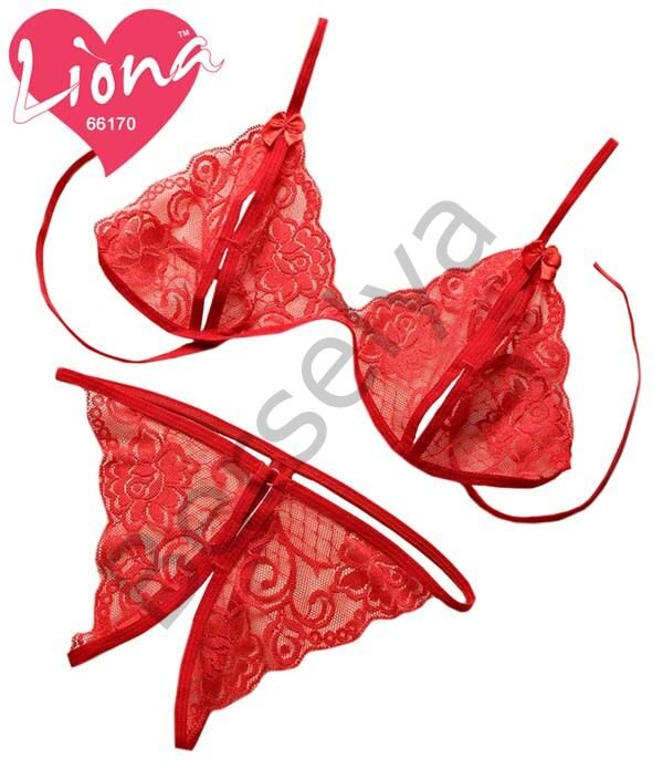 Dantelli Büyük Beden Sütyen Takımı