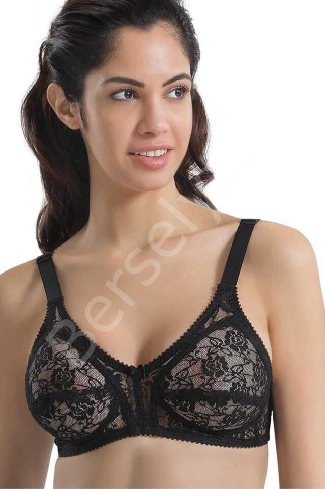 Siyah Mı Emay 145 D Dantelli Toparlayıcı Sütyen