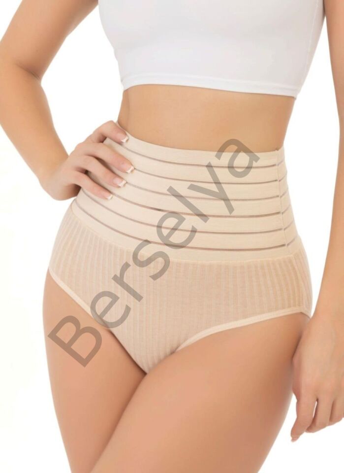Kadın  Ten Rengi Korse Külot Takımı