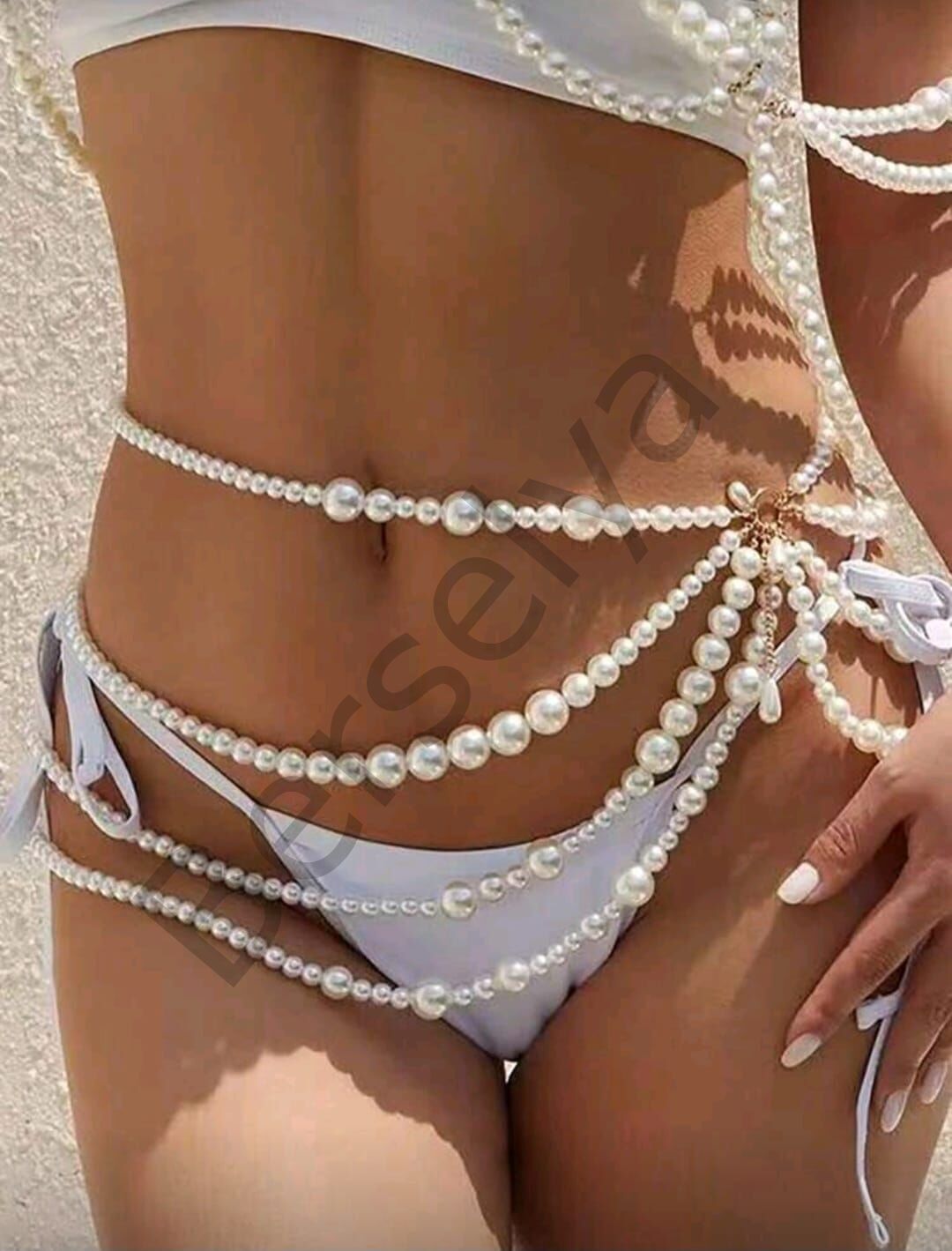 Bel Aksesuarı, Zarif , Şık , İncili Kostüm