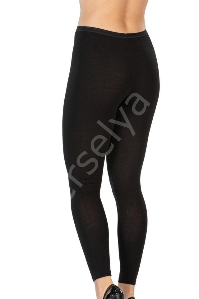 Siyah Mı Emay 1432 Modal Cotton Uzun Tayt