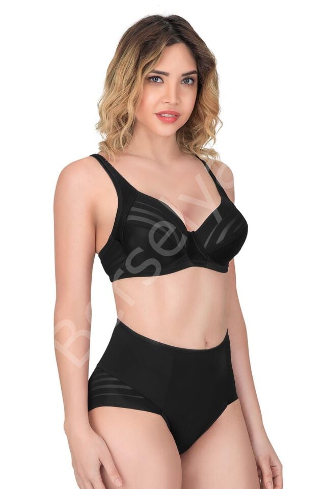 Siyah Mı Emay 177 B Toparlayıcı Sütyen Takım