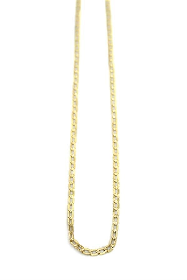 Halka Zincir Kolye - 14K Altın