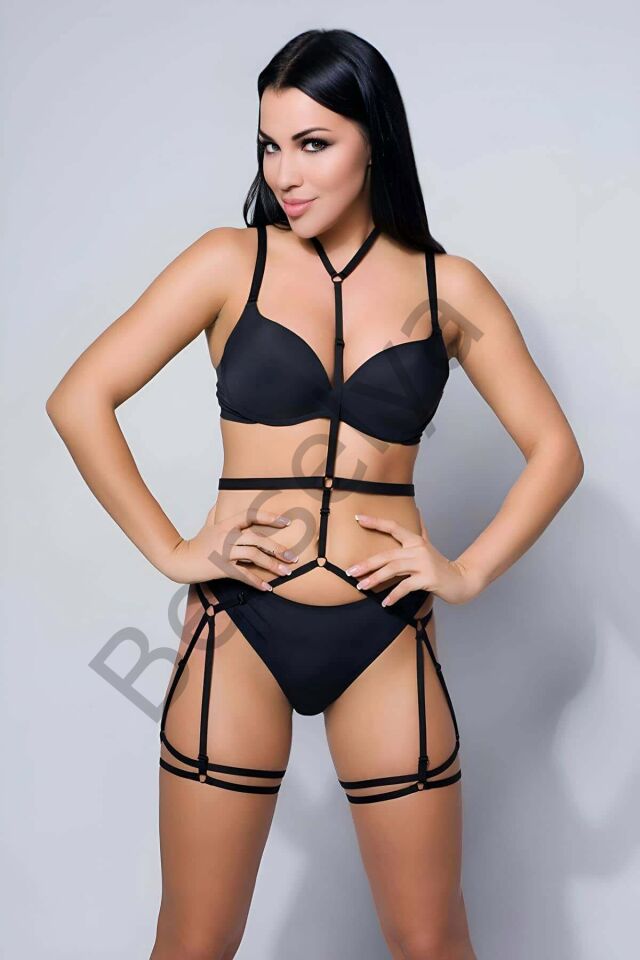 Boyundan Bağlamalı Seksi Harness
