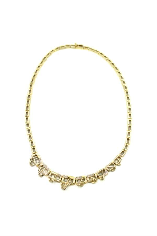 Tasarım Vip Kolye - Altın