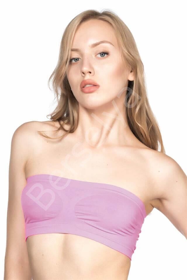 Fuşya Emay 4002 Soft Straplez Büstiyer