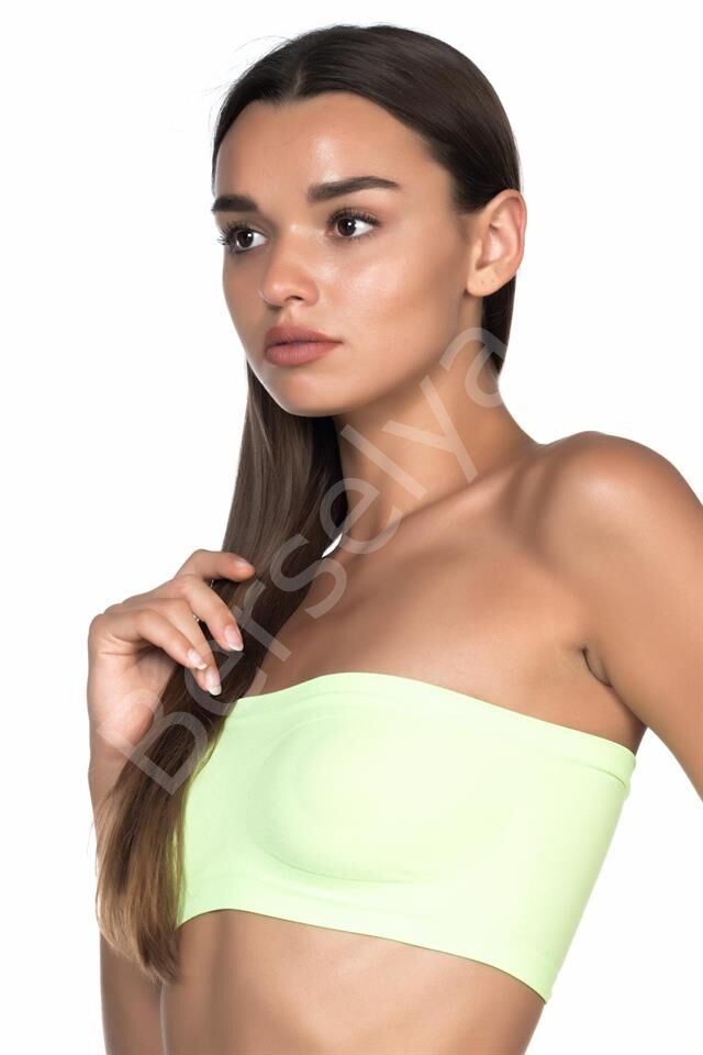 Yeşil Emay 4002 Soft Straplez Büstiyer