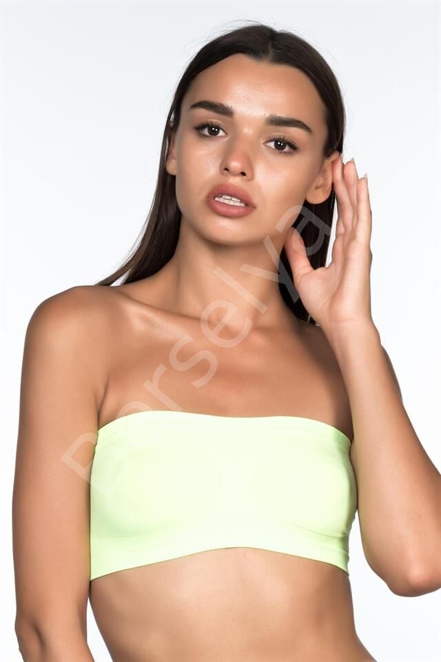 Yeşil Emay 4002 Soft Straplez Büstiyer