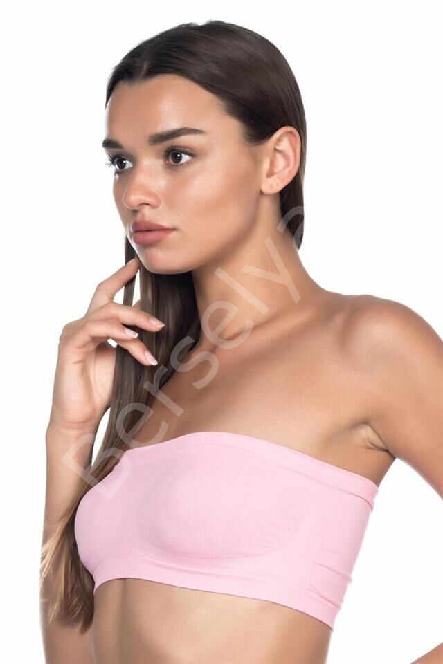 Pembe Emay 4002 Soft Straplez Büstiyer