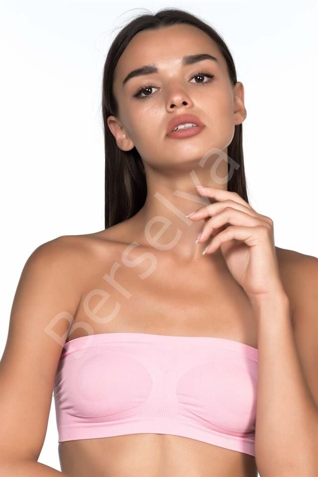 Pembe Emay 4002 Soft Straplez Büstiyer