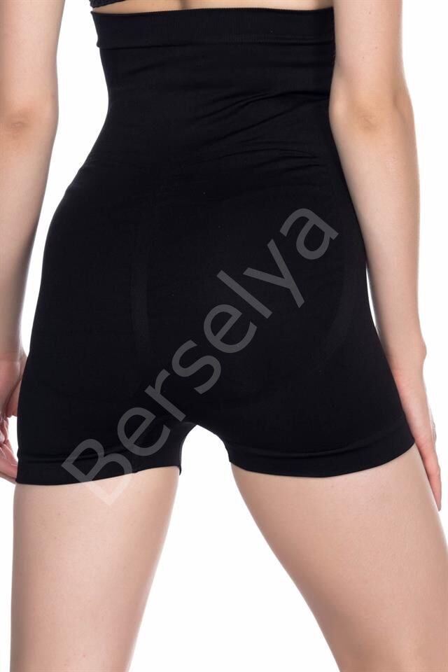 Siyah Emay 2047 Yüksek Bel Boxer Korse