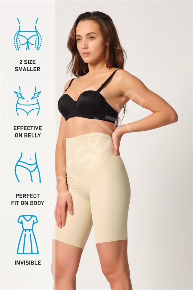 Ten Emay 2927 Bel Dekolteli Balenli Paçalı Lazer Korse