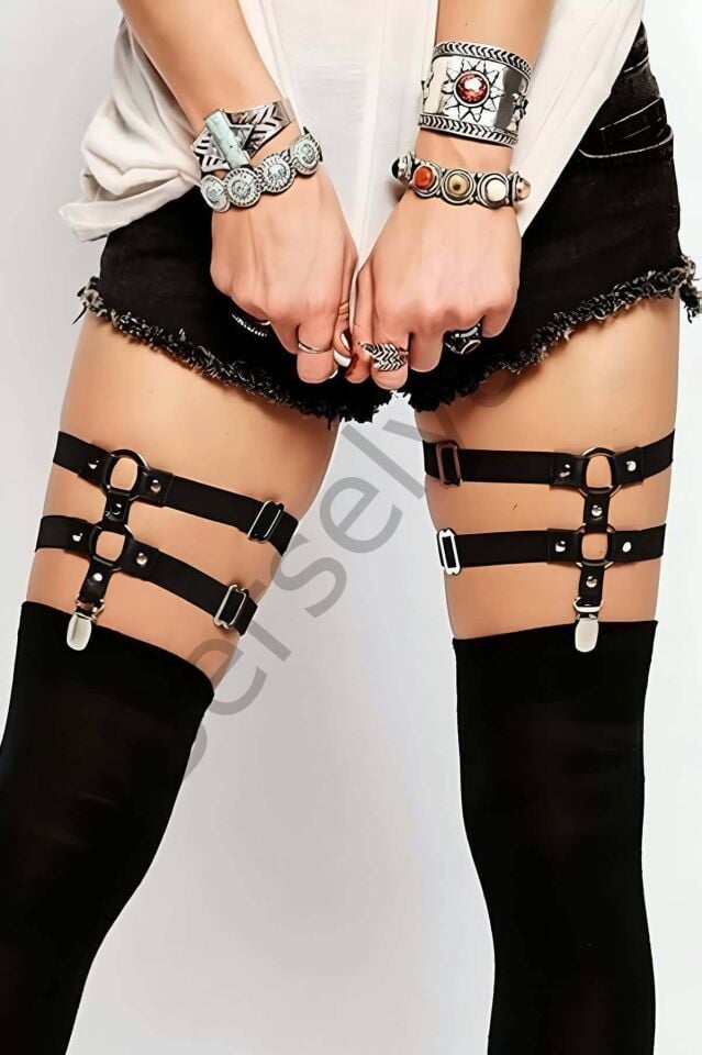 2 Sıralı Seksi Bacak Bandı - Brf396