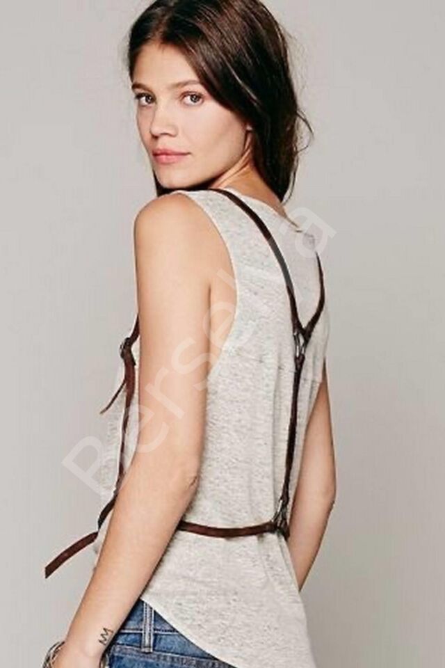 Sırt Dekolteli Kadın Deri Kemer 800113