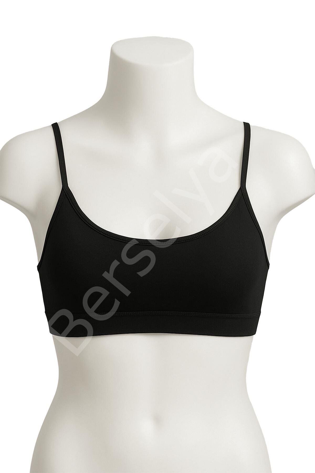 Siyah Mı Emay 1815 6'lı Pedli Alıştırma Sütyeni