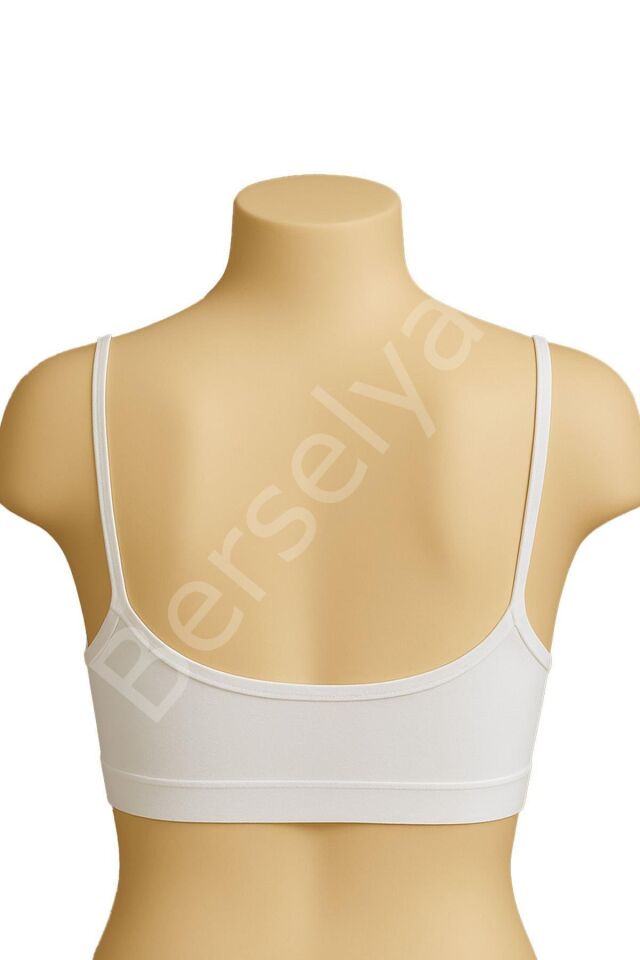 Beyaz Mı Emay 1815 6'lı Pedli Alıştırma Sütyeni