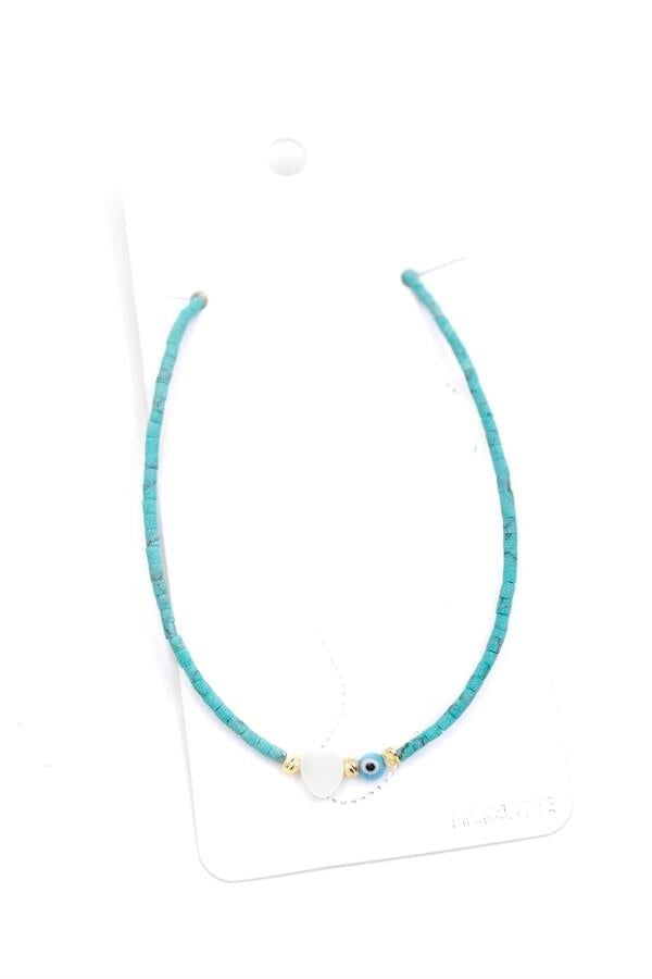 Afgan Boncuk Halhal - Su Yeşili