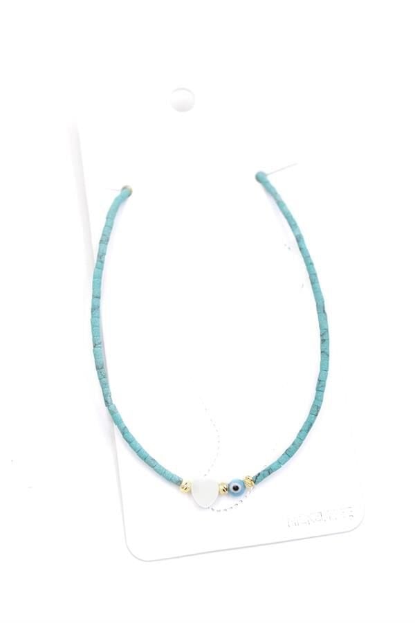 Afgan Boncuk Halhal - Su Yeşili