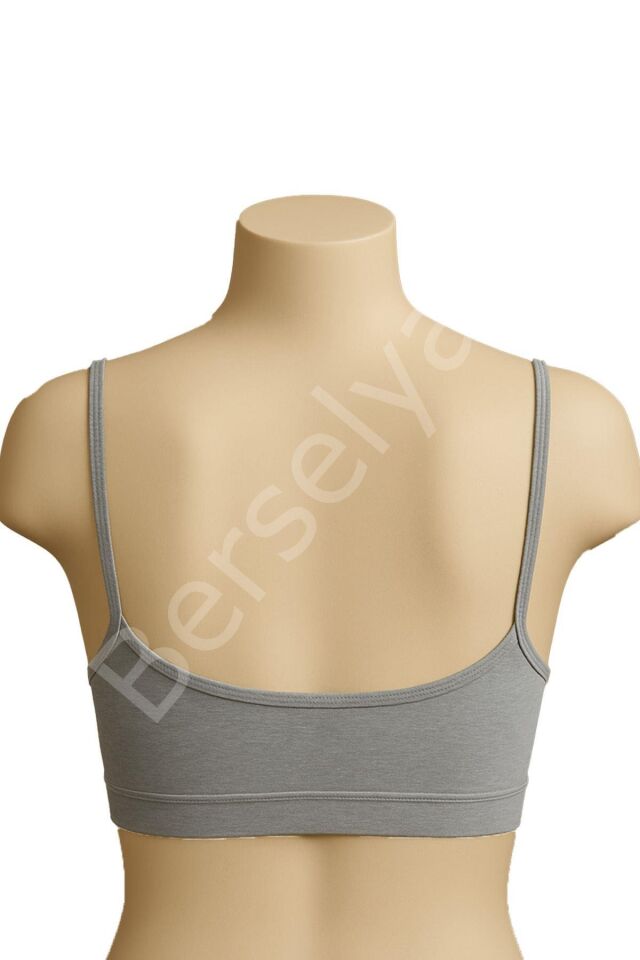 Gri Mı Emay 1815 6'lı Pedli Alıştırma Sütyeni