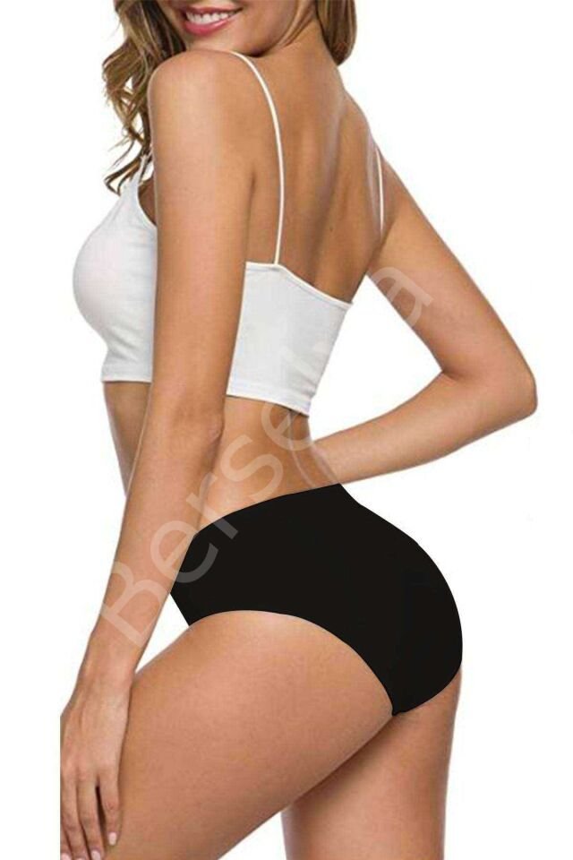 6 Adet Kadın Dikişsiz Lazer Kesim Esnek İz Yapmayan Külot S4