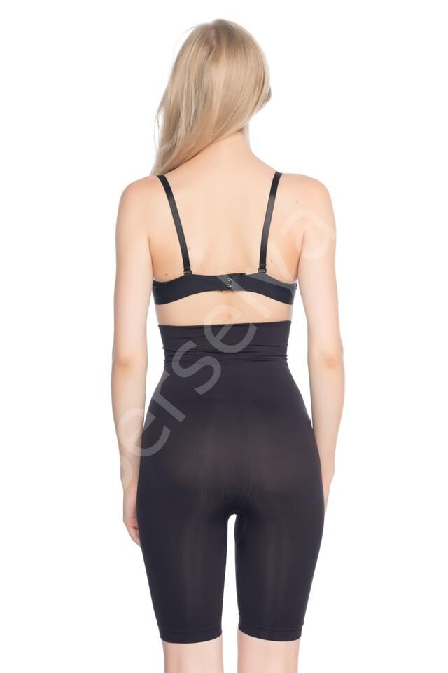 Siyah Emay 3200 Pantolon Altı Soft Double Boxer Korse