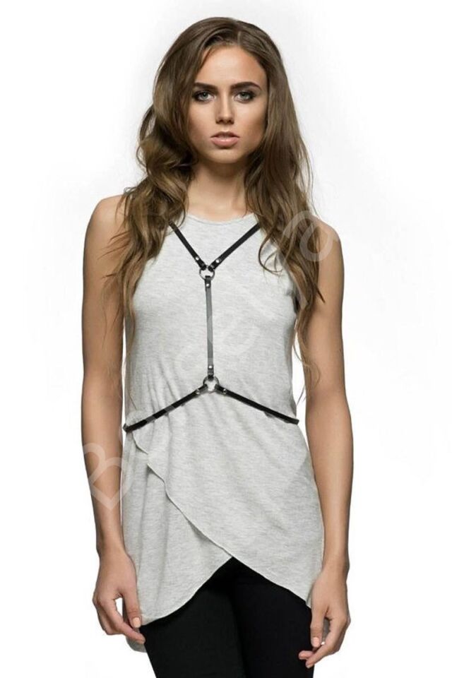 Kıyafet Üstüne Yumuşak Deri Harnes Aksesuar 0218