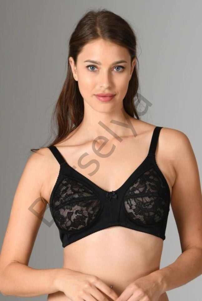 Siyah Elestan Mikro Sütyen 352