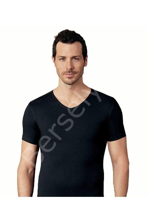 Şahinler V Yaka Licralı Kollu Atlet