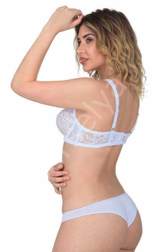 Beyaz Mı Emay 178 C Balenli Dantelli Sütyen