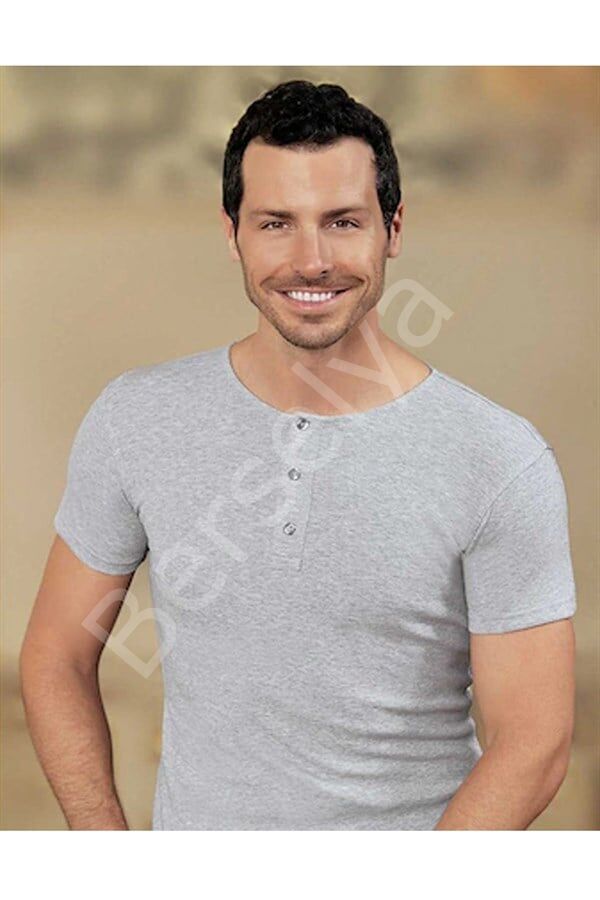 Şahinler Erkek  Kısa Kollu Bisiklet Yaka Kaşkorse Atlet E089