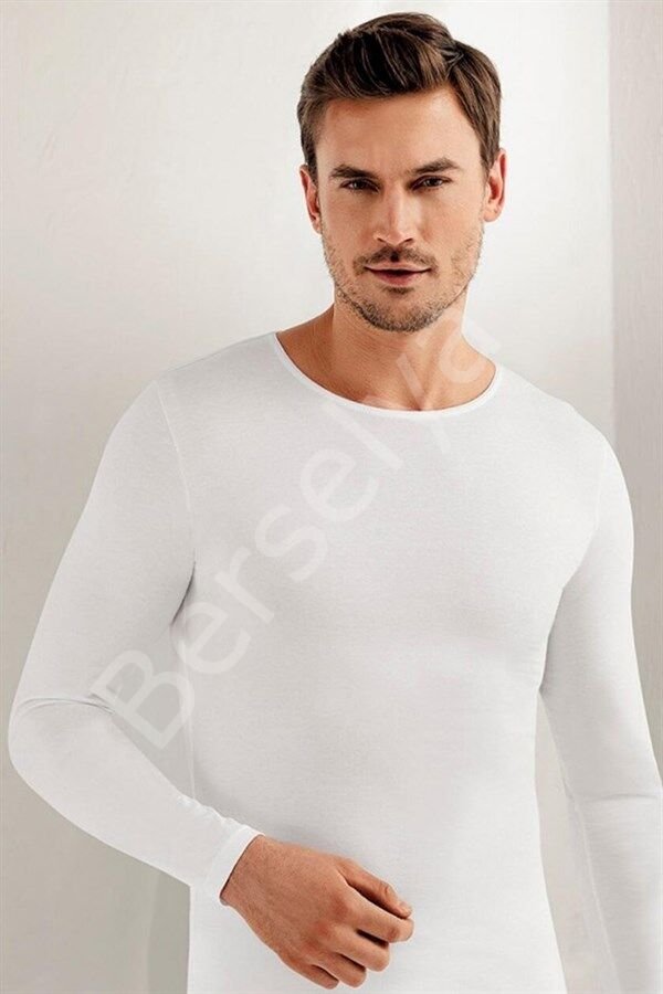 Şahinler Erkek  Likralı Uzun Kol O Yaka E070