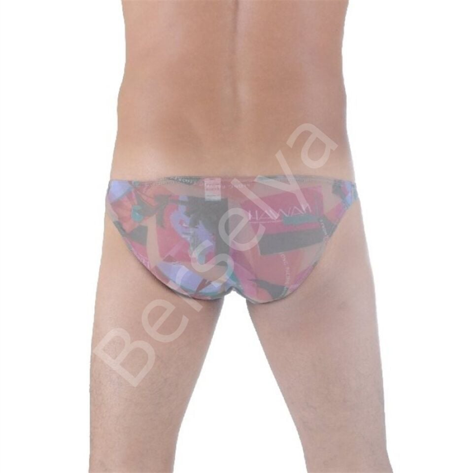 Don Moris Dm291148 Transparan Baskılı Erkek  Slip Çamaşır