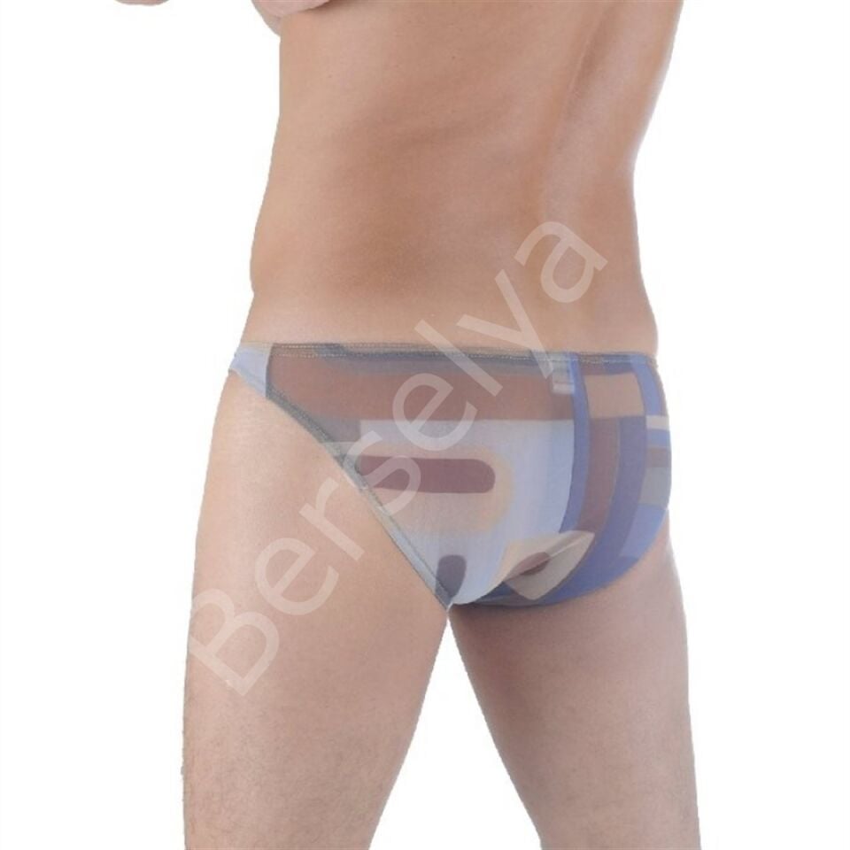 Don Moris Dm291150 Transparan Baskılı Erkek  Slip Çamaşır