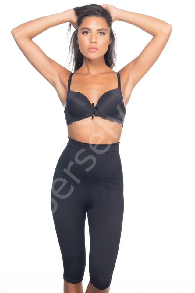 Siyah Emay 2040 Anti Selülit Boxer Korse