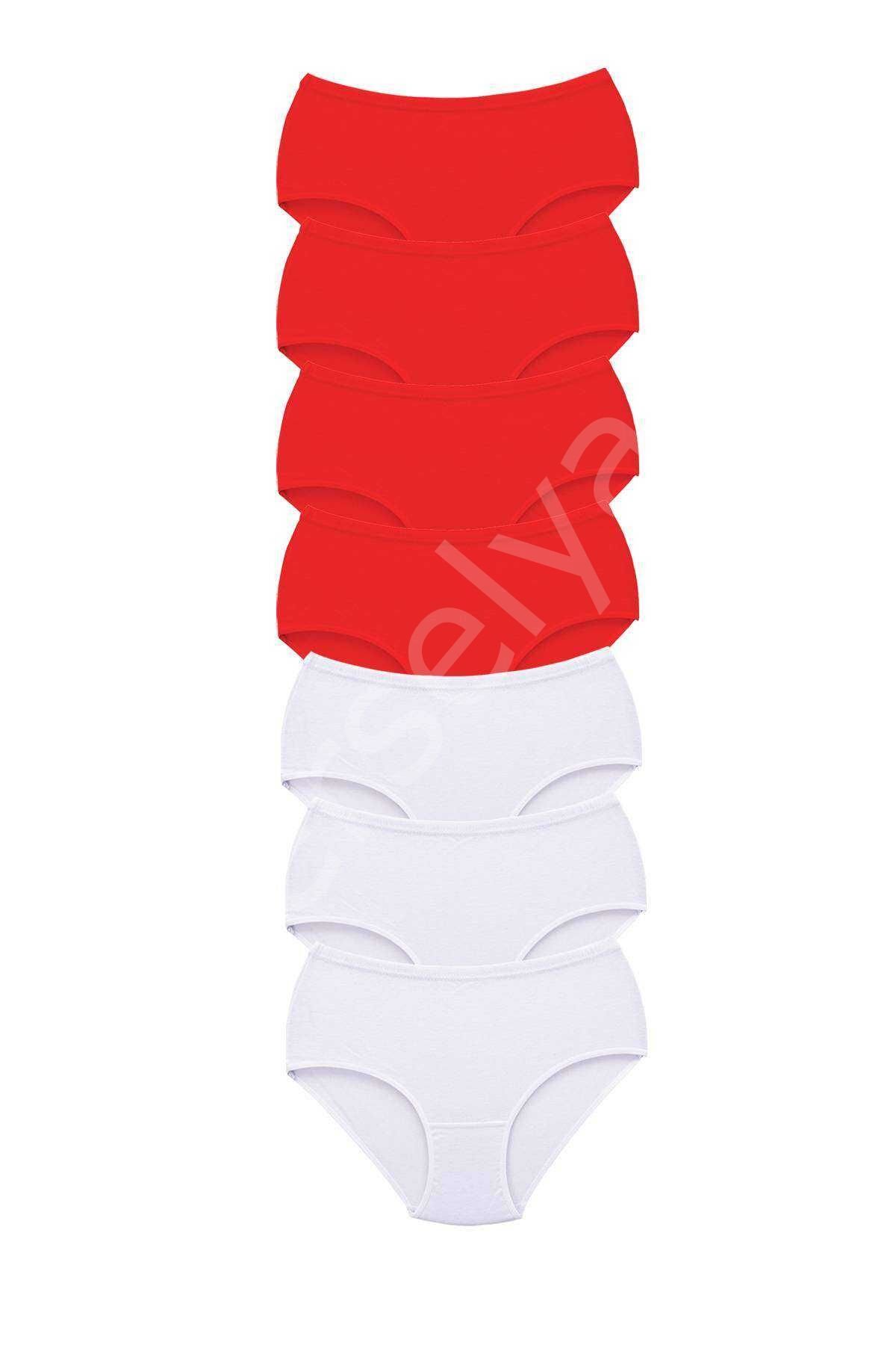 7 Adet Tutku Kadın Yüksek Bel Bato Kalın Lastik Külot S7