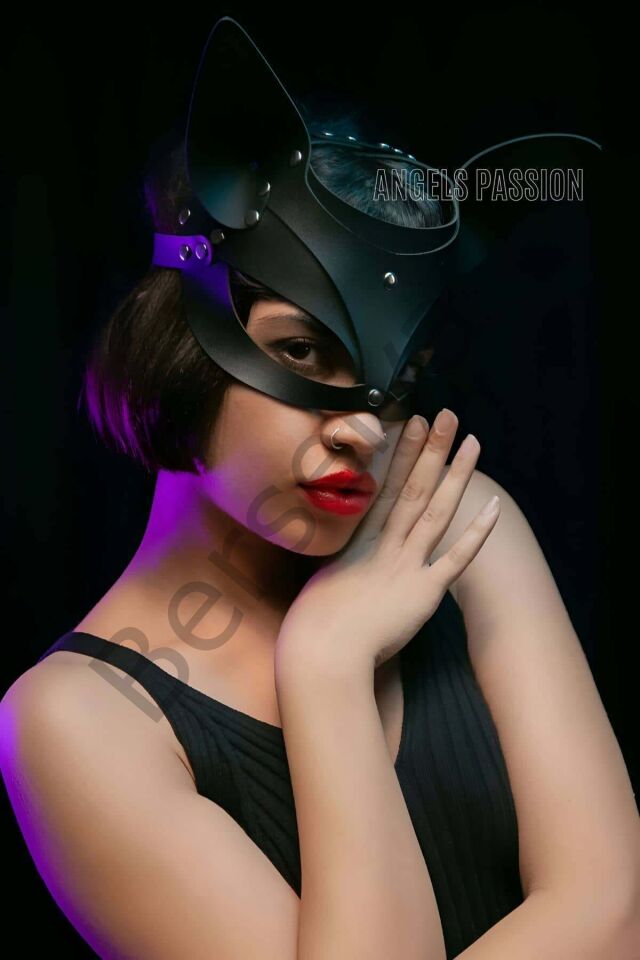 Deri Kedi Maske, Deri Maske, Maske Çeşitleri - Brf557