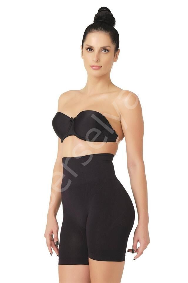 Siyah Emay 2017 Düşük Bel Double Pantalon Korse